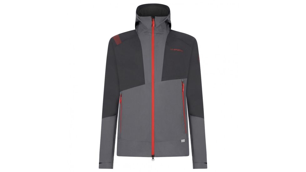 La Sportiva Mars Jacket - Mens, Carbon/Poppy, Small, L02-900311-S