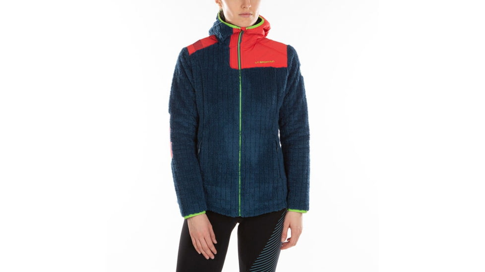 La Sportiva Maya Hoody - Womens, Opal/Hibiscus, Large, M07-618402-L