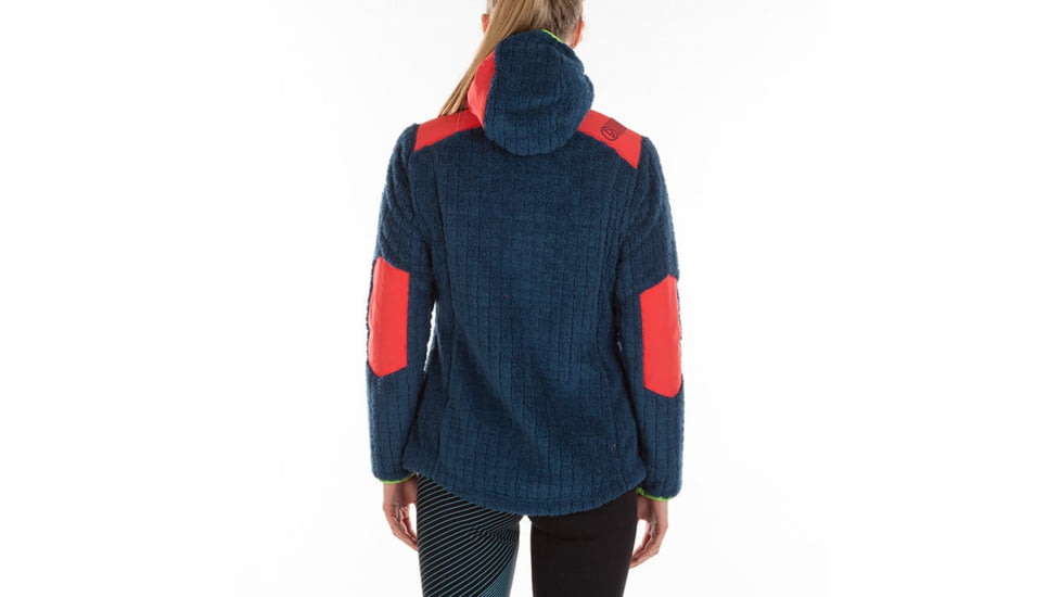 La Sportiva Maya Hoody - Womens, Opal/Hibiscus, Large, M07-618402-L