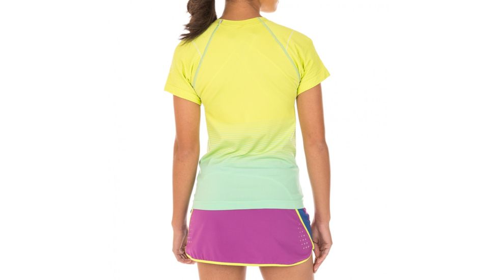 La Sportiva Medea T-Shirt - Women's, Jade Green/Apple Green, Large K51-704705-L
