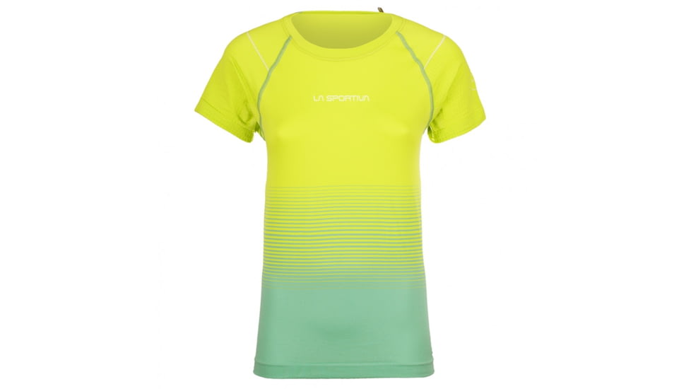 La Sportiva Medea T-Shirt - Women's, Jade Green/Apple Green, Large K51-704705-L
