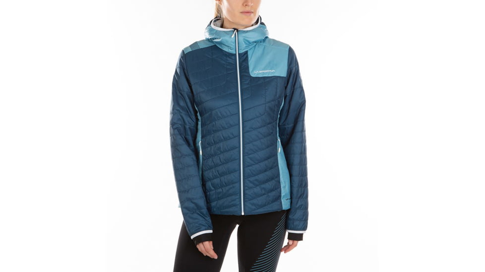 La Sportiva Misty Primaloft Jacket - Womens, Opal/Pacificblue, Small, C99-618621-S