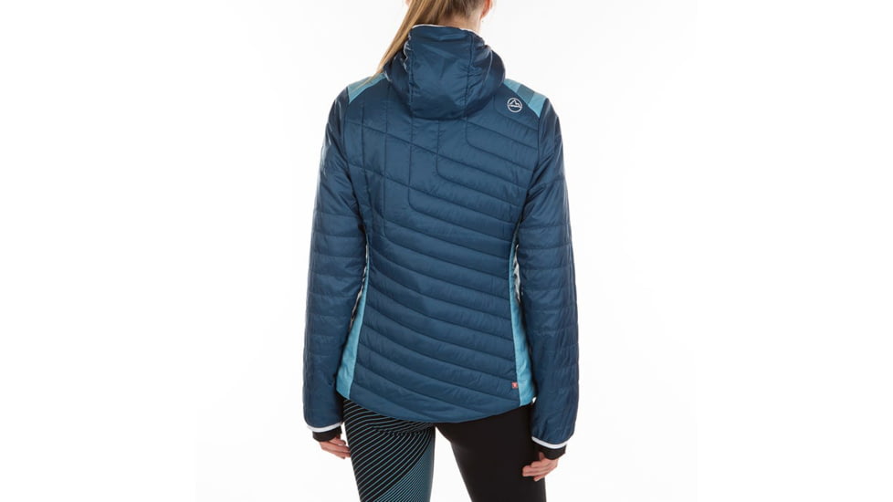 La Sportiva Misty Primaloft Jacket - Womens, Opal/Pacificblue, Small, C99-618621-S