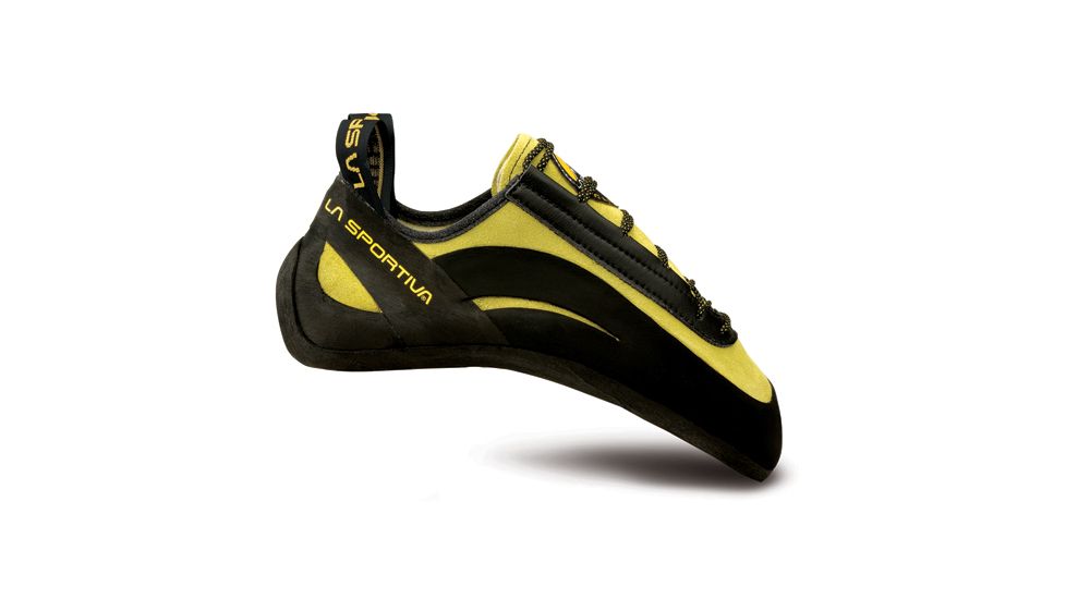 La Sportiva Miura Climbing Shoe - Mens-Black/Yellow-38.5