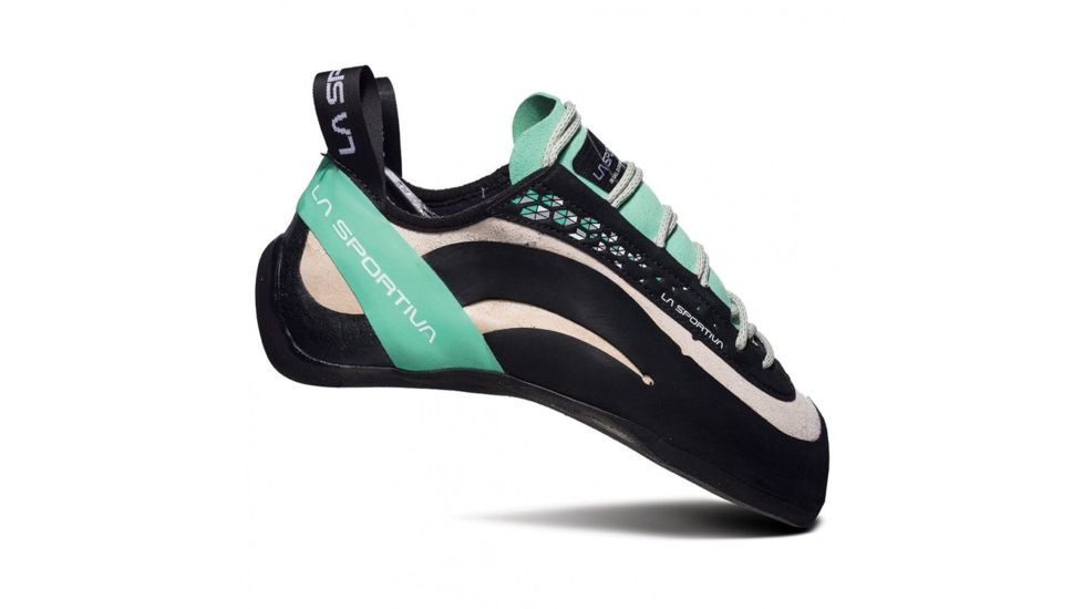 La Sportiva Miura Climbing Shoes - Women's, White/Jade Green, 35, Medium, 20K-000704-35