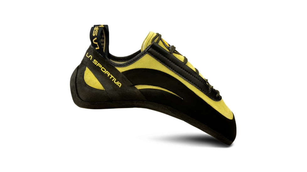 La Sportiva Miura Rock Climbing Shoe - Men's, Black/Yellow, 41.5 971-YEL-41.5