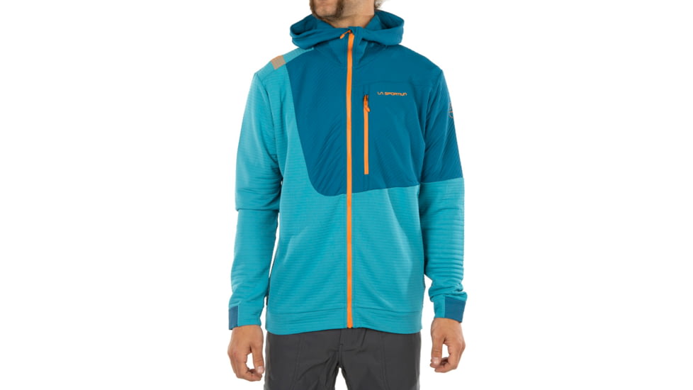 La Sportiva Mood Hoody - Mens, Topaz/Space Blue, Medium, N71-624623-M