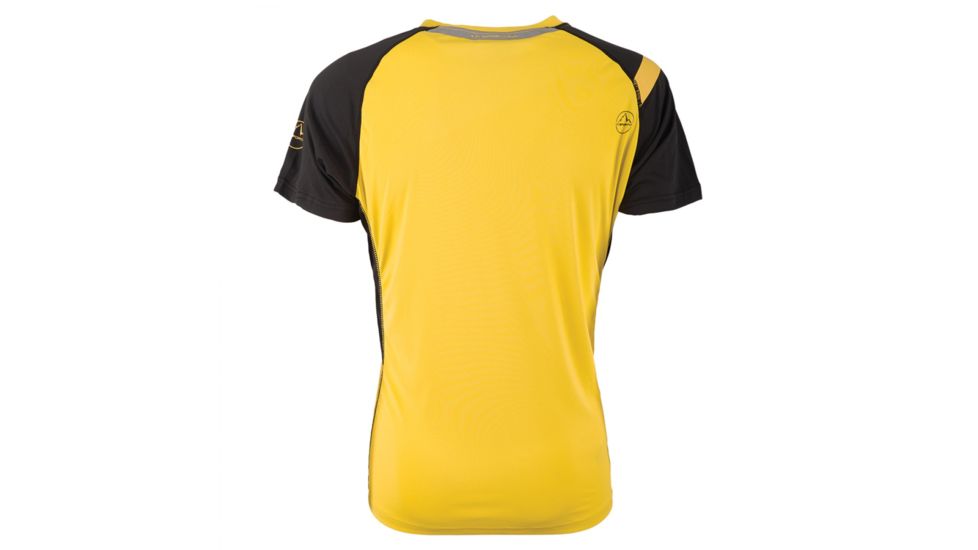 La Sportiva Motion T-Shirt - Men's, Yellow/Black, Medium J50-100999-M