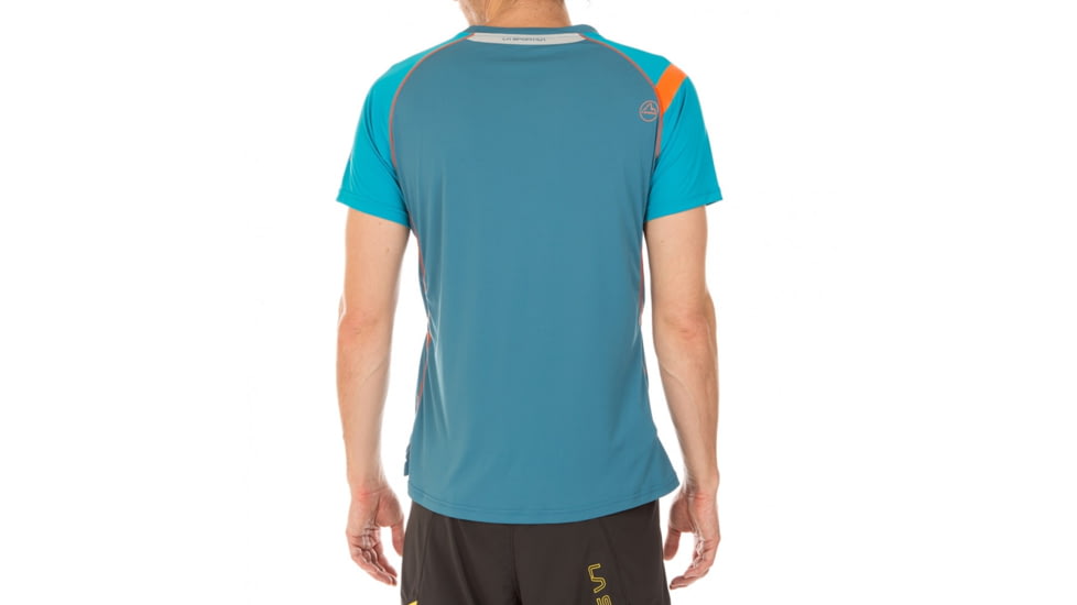 La Sportiva Motion T-Shirt - Men's, Lake/Tropic Blue, Medium J50-607614-M