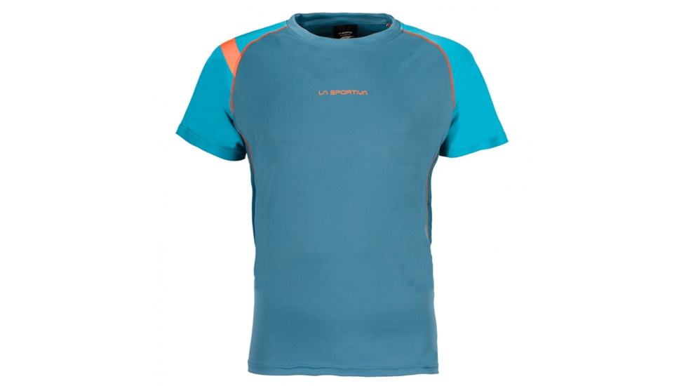 La Sportiva Motion T-Shirt - Men's, Lake/Tropic Blue, Medium J50-607614-M