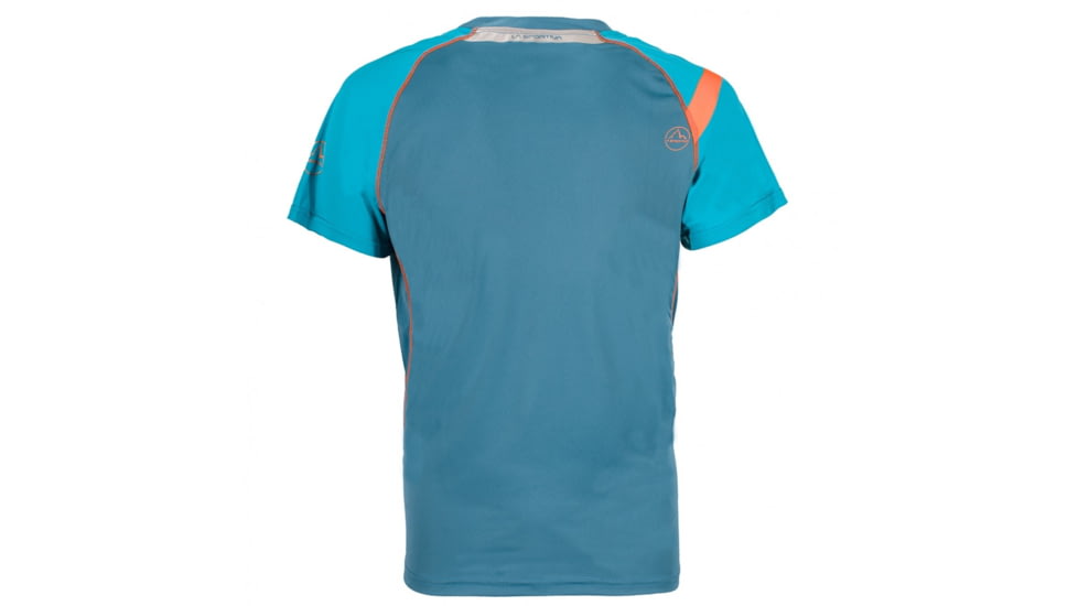La Sportiva Motion T-Shirt - Men's, Lake/Tropic Blue, Medium J50-607614-M