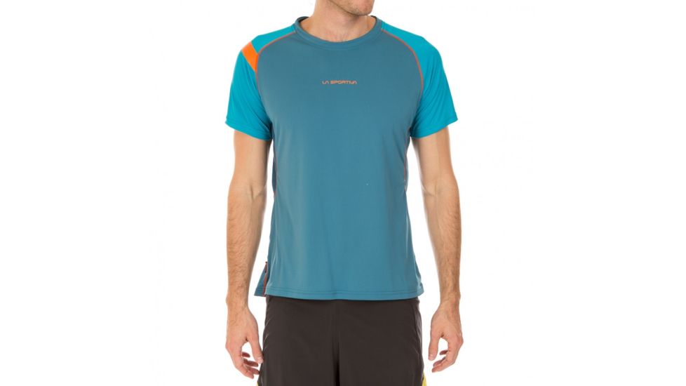 La Sportiva Motion T-Shirt - Men's, Lake/Tropic Blue, Medium J50-607614-M