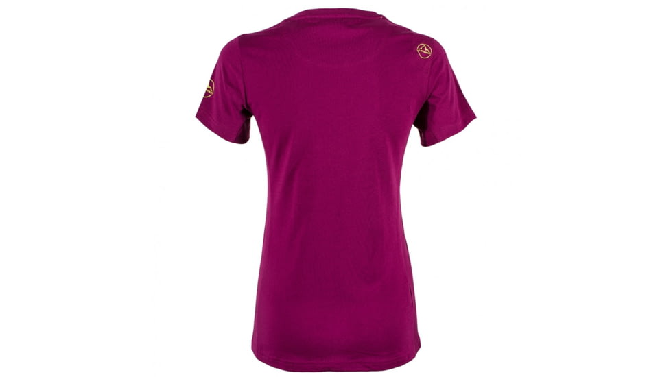 La Sportiva Mountain Is Home T-Shirt - Women's, Plum, Small I79-501501-S