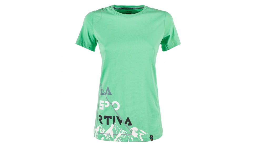 La Sportiva Mountain Is Home T-Shirt - Women's, Jade Green, Small I79-704704-S