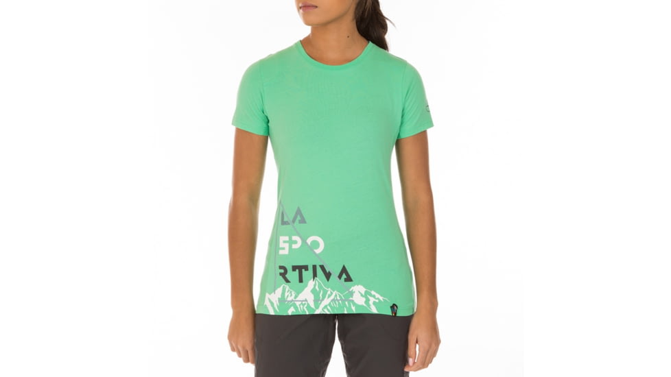 La Sportiva Mountain Is Home T-Shirt - Women's, Jade Green, Small I79-704704-S