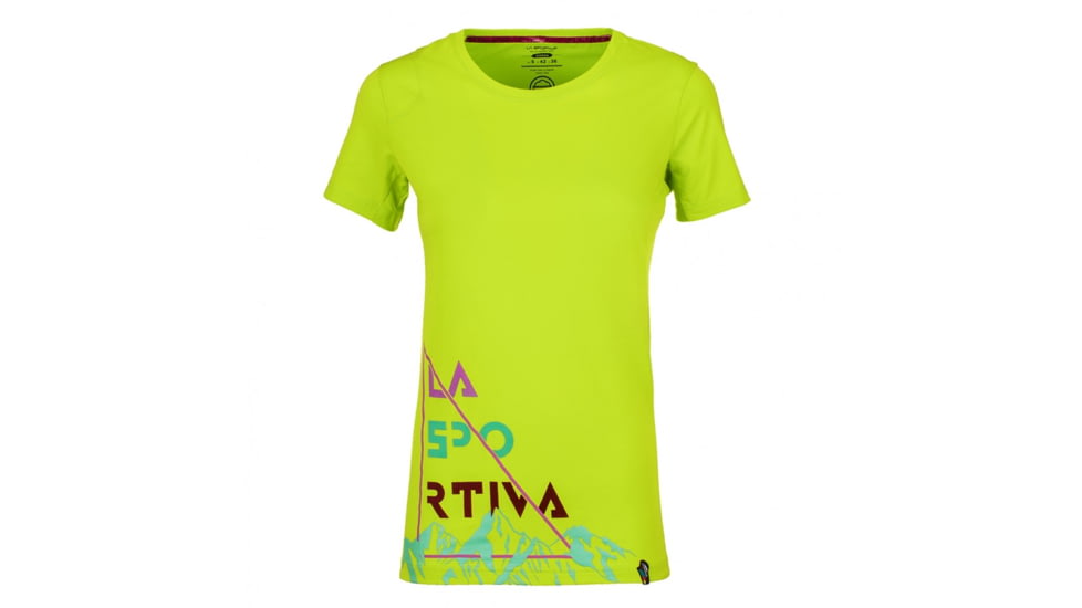 La Sportiva Mountain Is Home T-Shirt - Women's, Apple Green, Extra Small I79-705705-XS