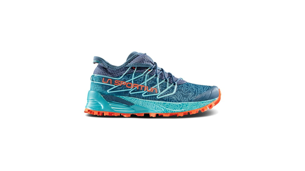 La Sportiva Mutant Running Shoes - Womens, Storm Blue/Cherry Tomato, 41, 56G-639322-41