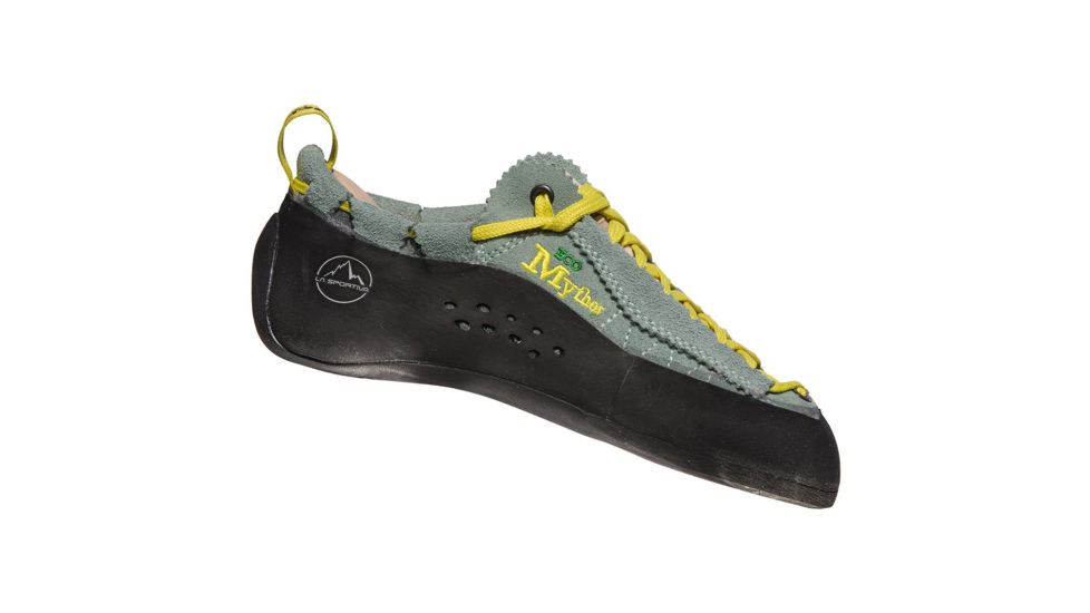 La Sportiva Mythos Eco Climbing Shoe - Womens, Green/Bay, 43, 20E-703703-43