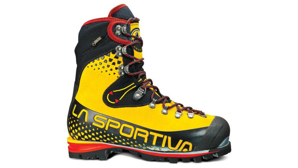 La Sportiva Nepal Cube GTX Mountaineering Boot - Men's-Yellow/Black-Medium-44.5