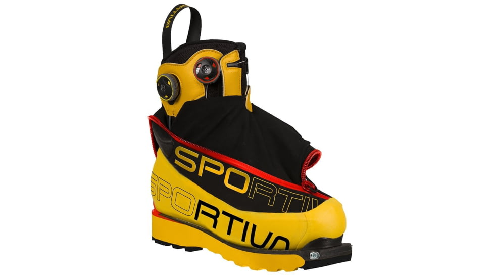 La Sportiva Olympusons Cube Mountaineering Shoes - Mens, Yellow/Black, 49, Medium, 21F-100999-49