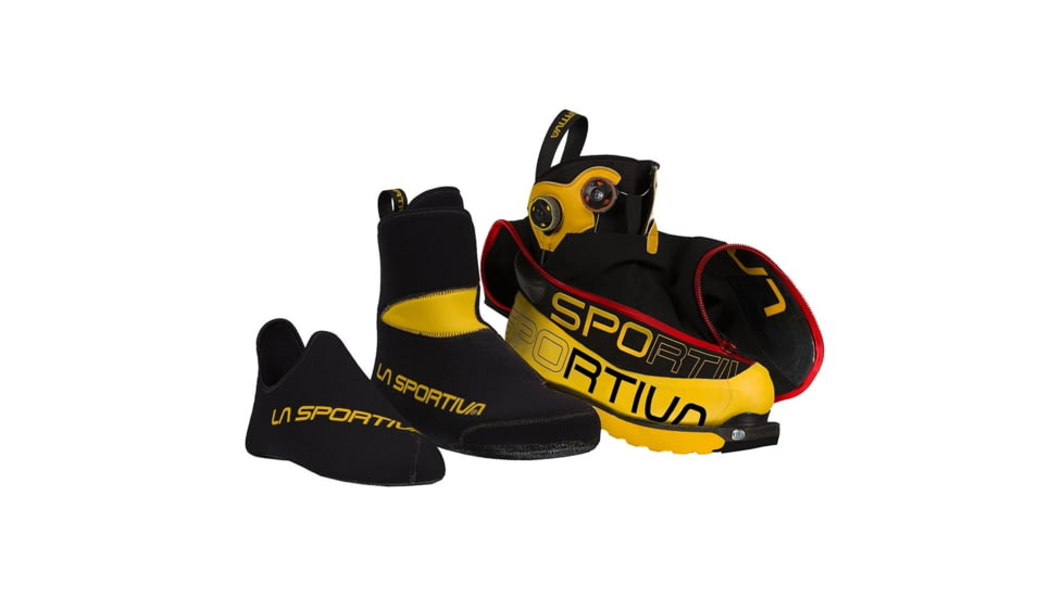 La Sportiva Olympusons Cube Mountaineering Shoes - Mens, Yellow/Black, 49, Medium, 21F-100999-49