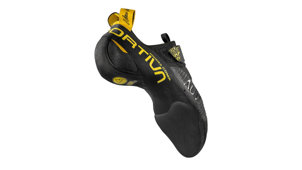 La Sportiva Ondra Comp Climbing Shoes - Men's, Black/Yellow, 43.5, 40S-999100-43.5