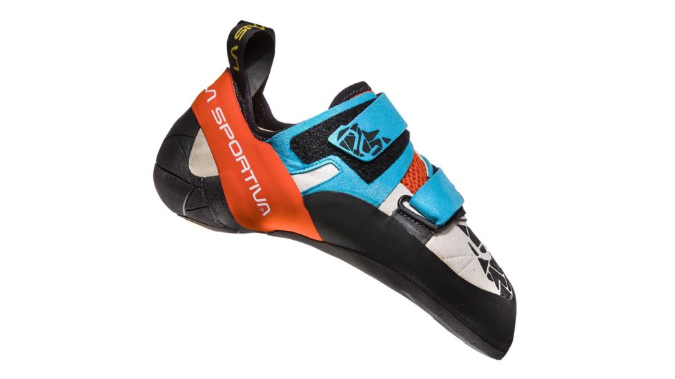La Sportiva Otaki Climbing Shoes - Men's, Blue/Flame, 38, Medium, 10T-BF-38