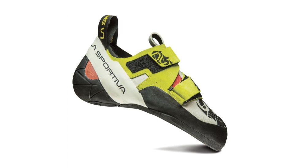La Sportiva Otaki Climbing Shoes - Women's, Sulphur/Coral, 37, Medium, 10U-SC-37