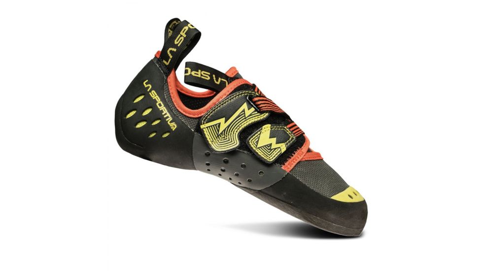 La Sportiva Oxygym Climbing Shoes - Men's, Carbon/Sulphur, 34.5, 10N-900702-34.5