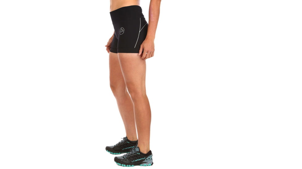La Sportiva Podium Tight Short - Womens, Black, Extra Small, K88-999999-XS