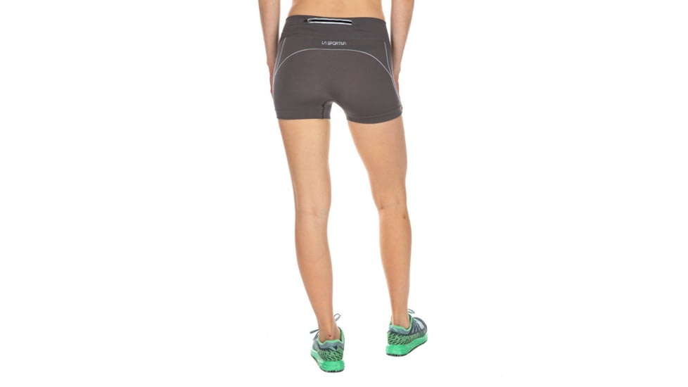 La Sportiva Podium Tight Short - Womens, Carbon, Extra Small, K88-900900-XS