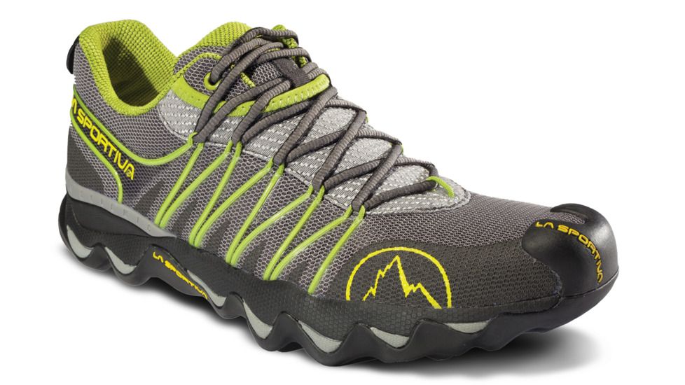 La Sportiva Quantum Trail Running Shoe - Men's-10 US-Black/Yellow