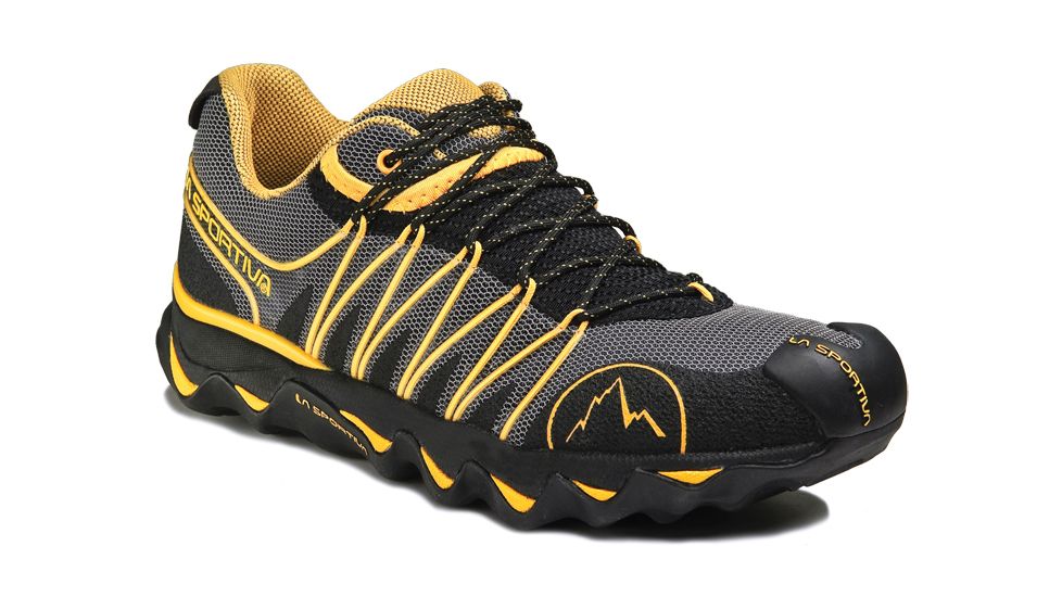 La Sportiva Quantum Trail Running Shoe - Men's-8.5 US-Black/Yellow