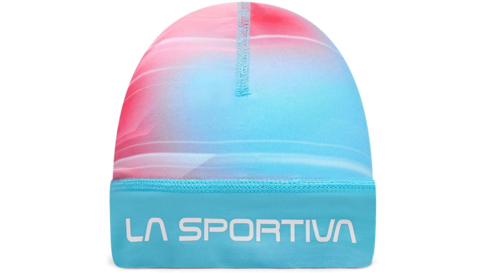 La Sportiva Racer Beanie, Malibu Blue/Hibiscus, One Size, Y67-602402-1 SIZE