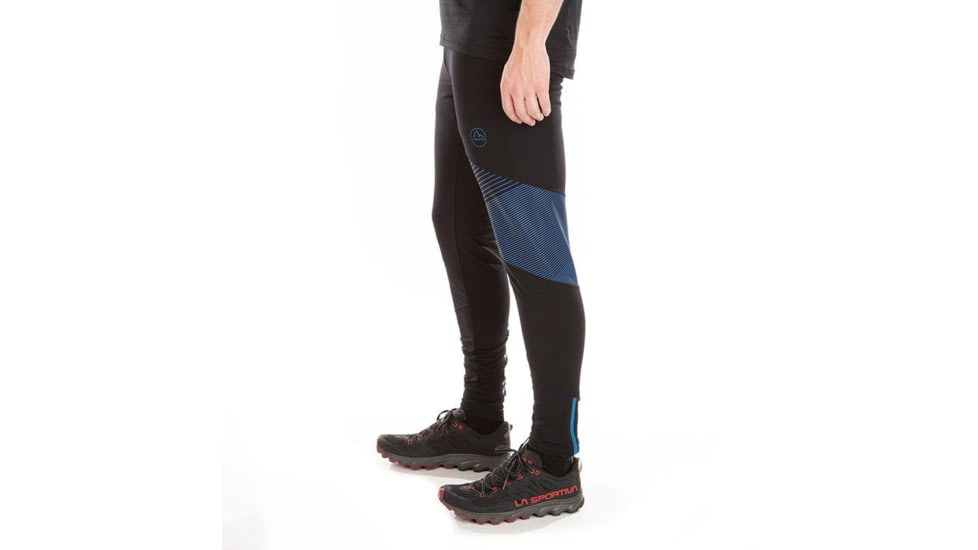La Sportiva Radial Pant - Mens, Black/Aquarius, Large, J88-999622-L