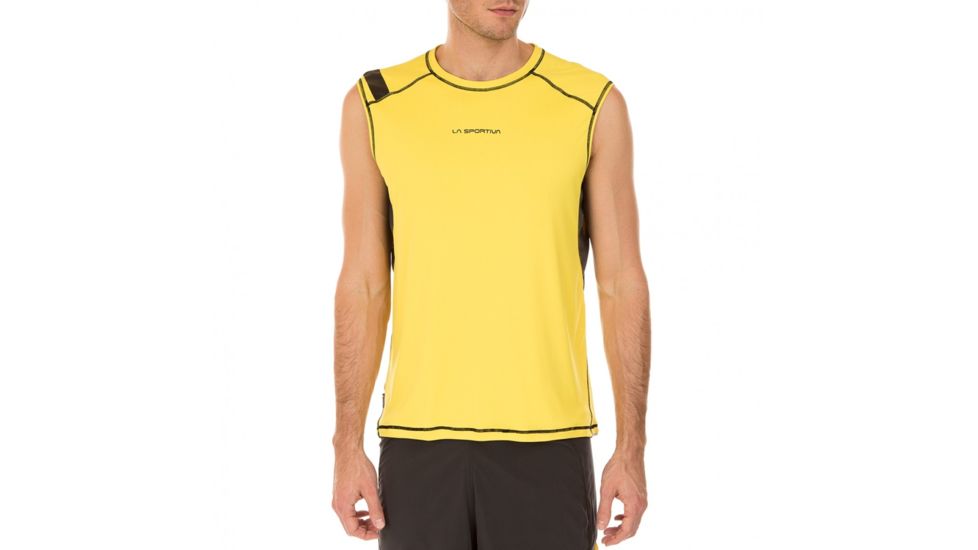 La Sportiva Rocket Tank - Men's, Yellow/Carbon, Small J71-100900-S