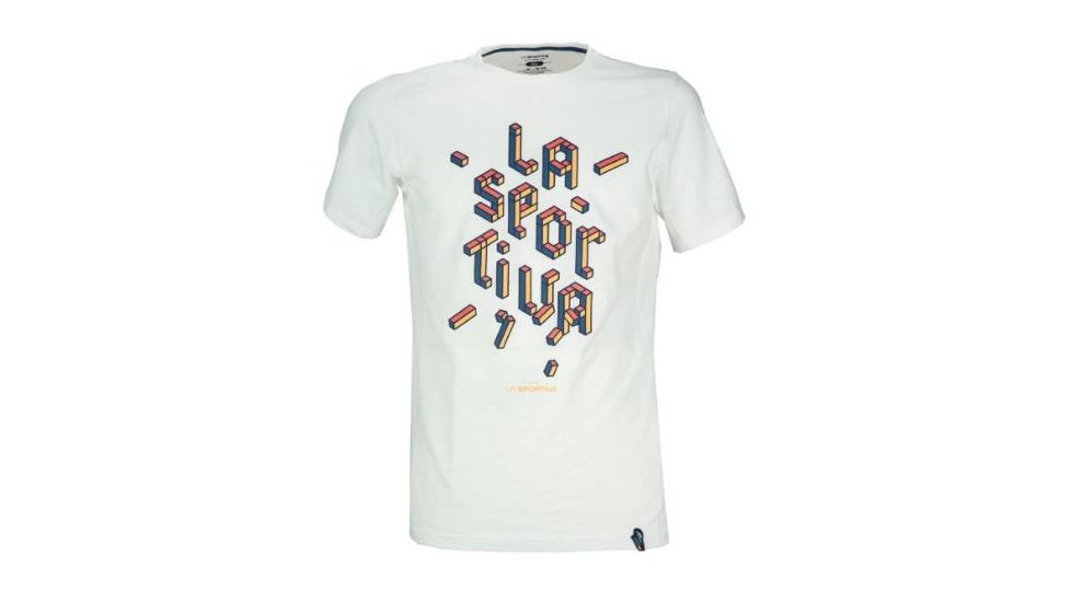 La Sportiva Rubik T-Shirt - Men's, White, Medium, H40-WH-M
