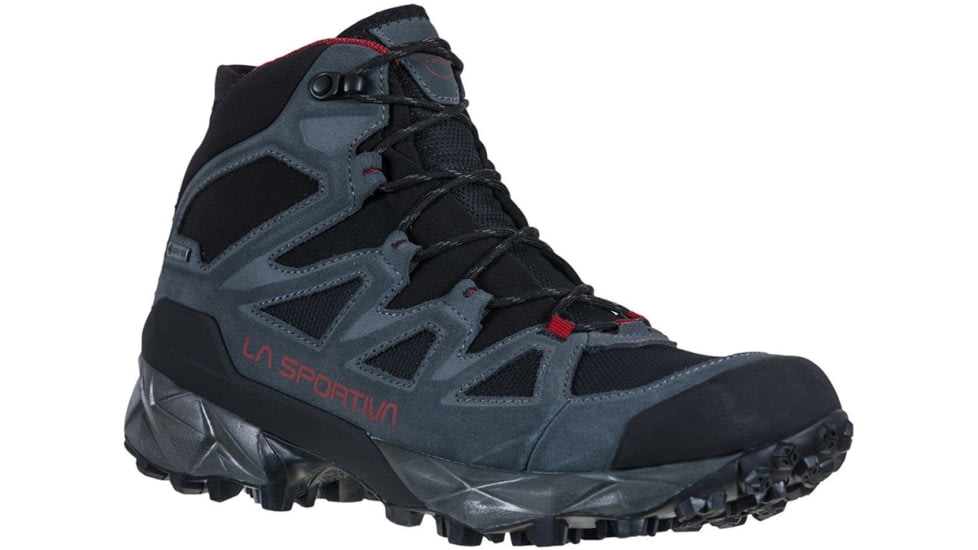 La Sportiva Saber GTX Hiking Shoes - Mens, Carbon Chili, 42 EU, 24V-900309-42