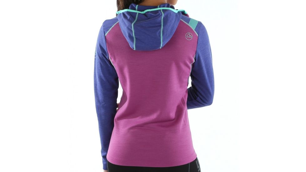 La Sportiva Saturn Hoody, Womens, Purple/Iris Blue, Large, C34-500611-L
