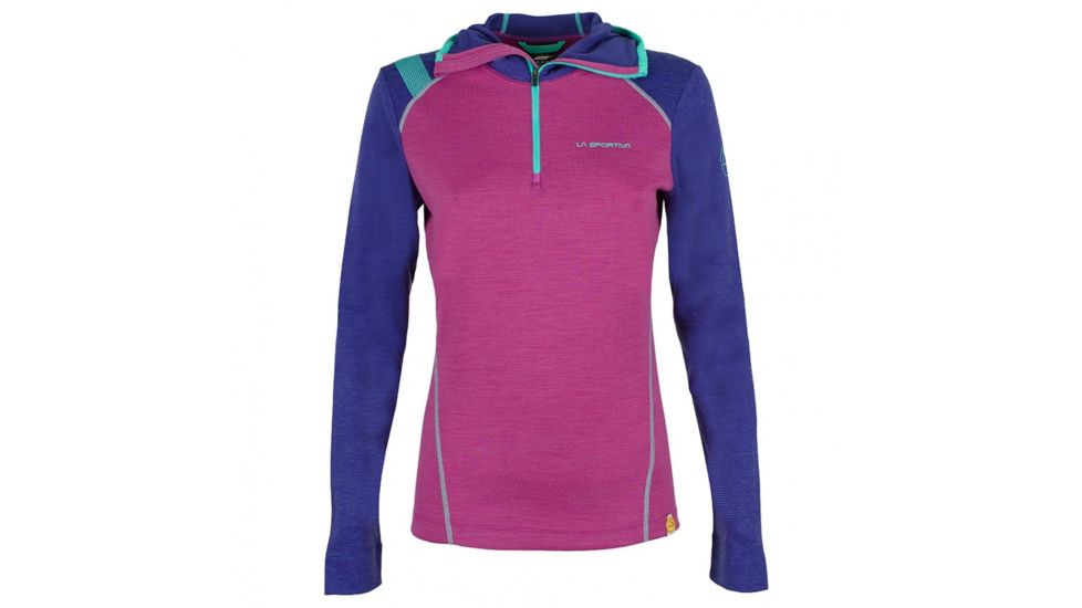 La Sportiva Saturn Hoody, Womens, Purple/Iris Blue, Large, C34-500611-L