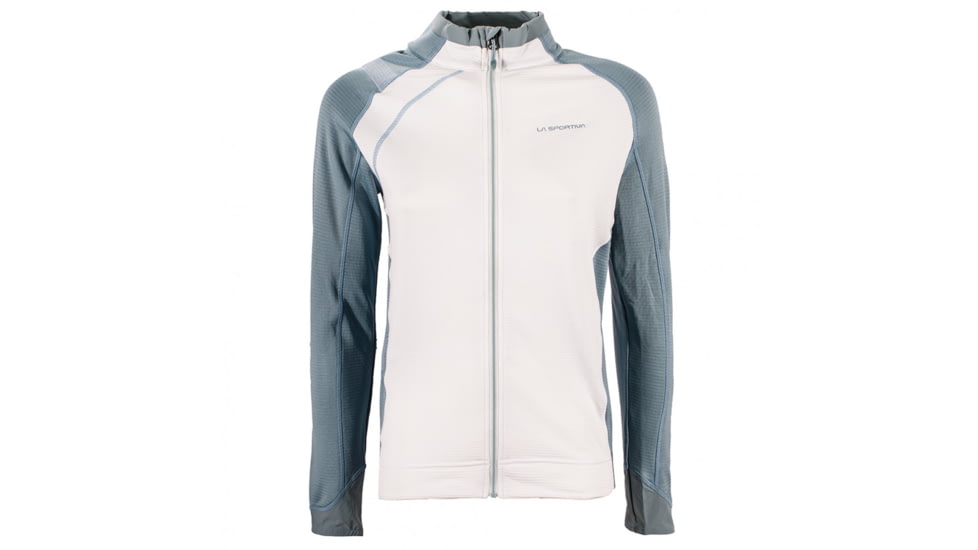 La Sportiva Sharki Jacket - Women's, White/Stone Blue, Extra Small K72-000904-XS