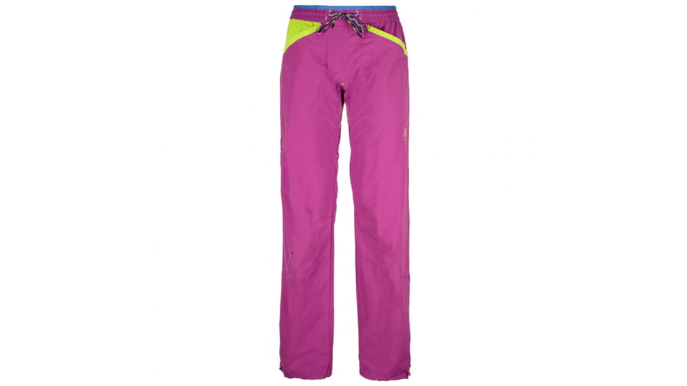La Sportiva Sharp Pant - Women's, Purple/Apple Green, Extra Large I61-500705-XL