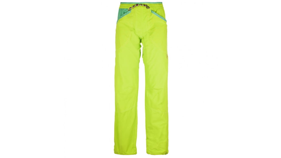 La Sportiva Sharp Pant - Women's, Apple Green/Jade Green, Extra Small I61-705704-XS