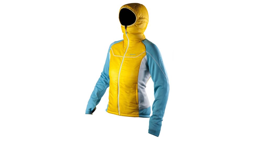 La Sportiva Siren Hoody - Women's-Malibu Blue/Yellow-X-Large