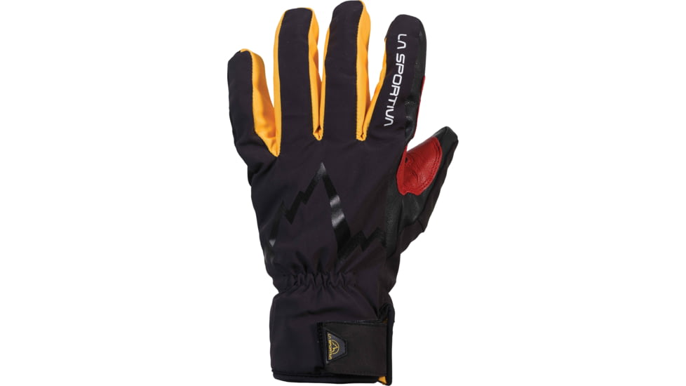 La Sportiva Skimo Gloves Evo, Black/Yellow, Large, Y45-999100-L