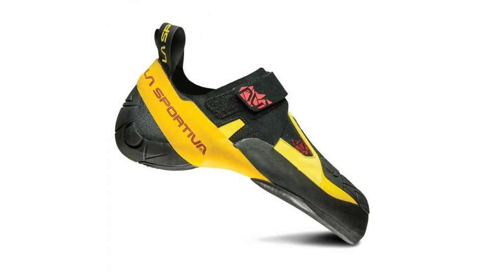 La Sportiva Skwama Climbing Shoe - Men's, Black Yellow, 33, 10S-BY-33