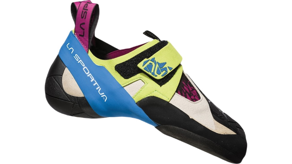 USED, La Sportiva Skwama Climbing Shoes - Women's, Apple Green/Cobalt Blue, 36, ZFCS012-E05B13-36