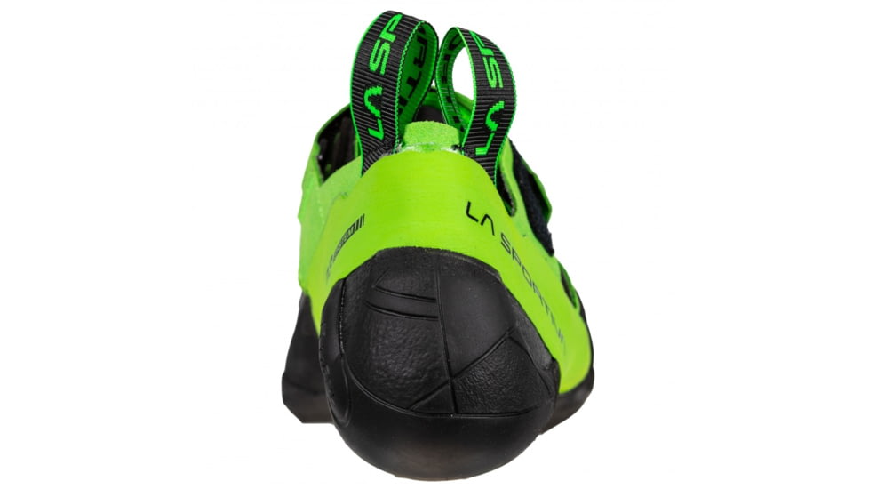 La Sportiva Skwama Vegan Climbing Shoes - Men's, Black/Flash Green, 36.5, ZFCS032-K00E24-36.5