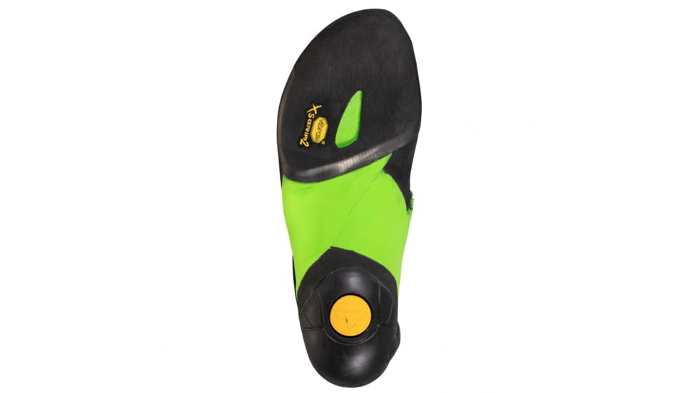 La Sportiva Skwama Vegan Climbing Shoes - Mens, Black/Flash Green, 36.5, ZFCS032-K00E24-36.5