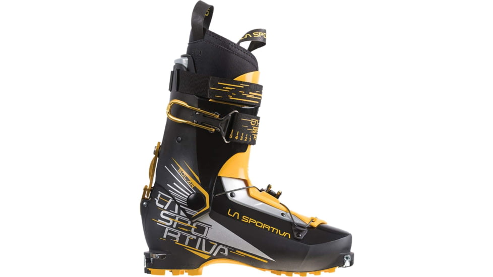 La Sportiva Solar Alpine Touring Boot, Black/Yellow, 28.5, 29877